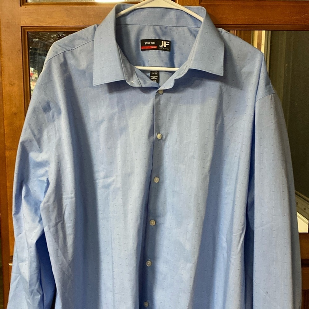 J. Ferrar Men’s XXL Slim Stretch Button-Down Shirt Business Professional Career